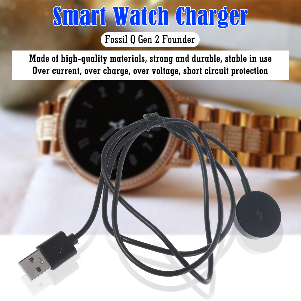 Fossil Smartwatch Accessories - USB Smart Watch magnetische oplader Kortsluitbeveiliging