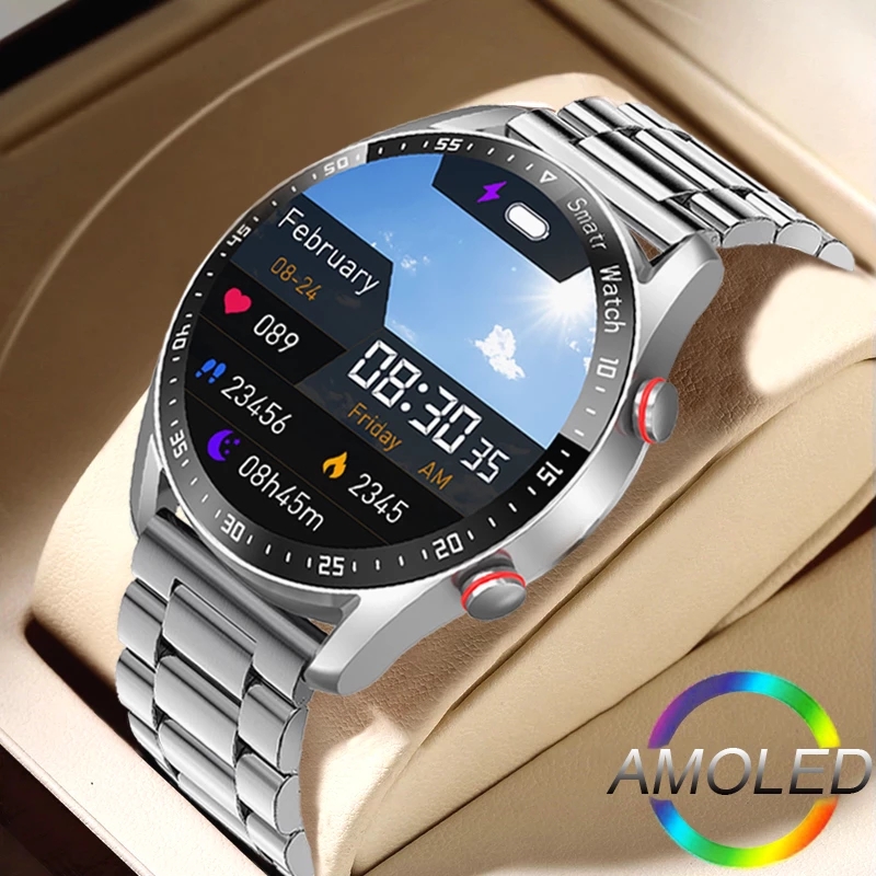 Smartwatch Faces - ECG + PPG Bluetooth Oproep Smart