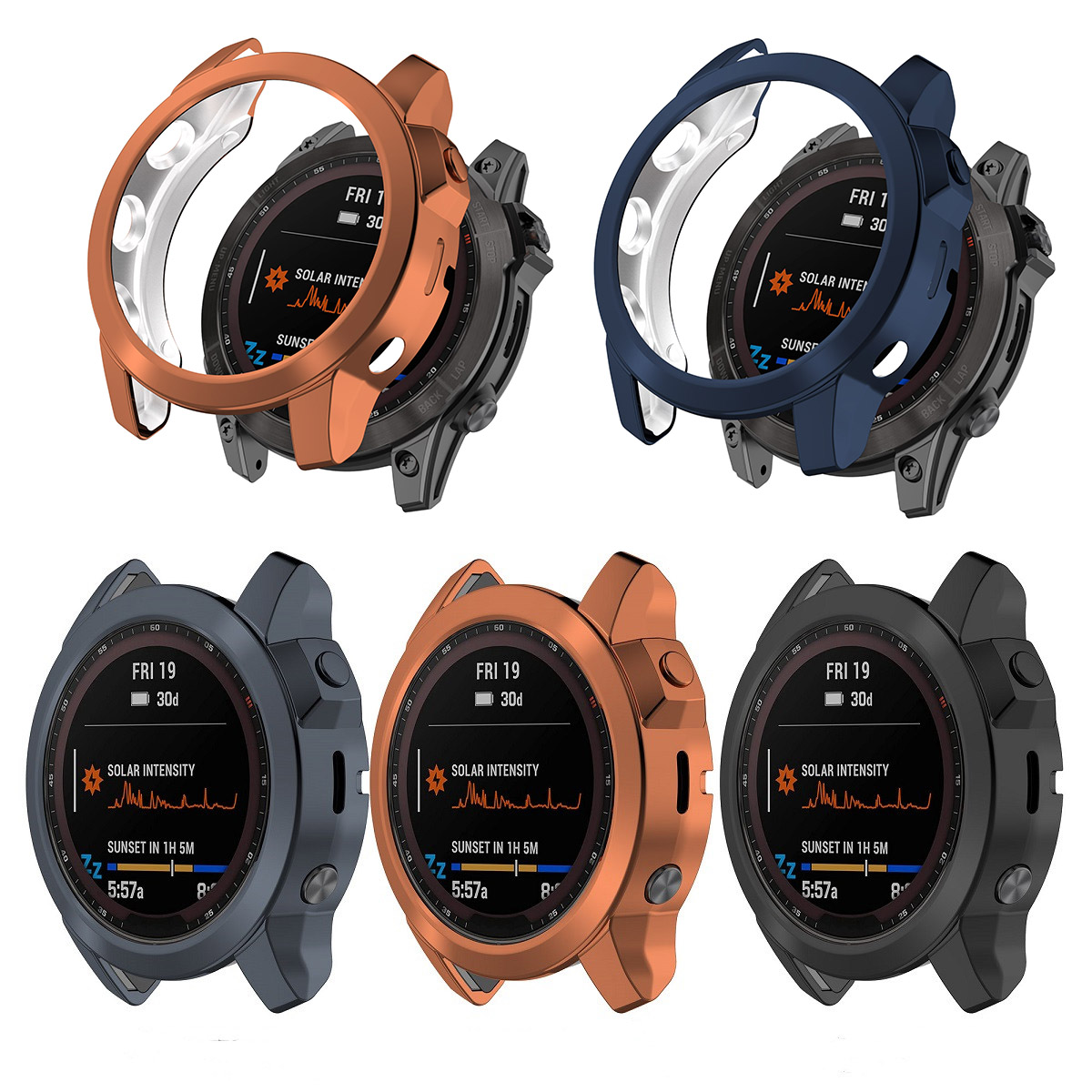 Garmin Smartwatch Accessories - Beschermhoes Cover voor Garmin Fenix 7