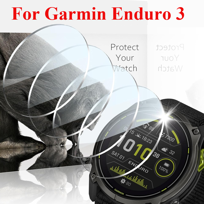 Garmin Smartwatch Accessories - Gehard glasfilms voor Garmin Enduro 3