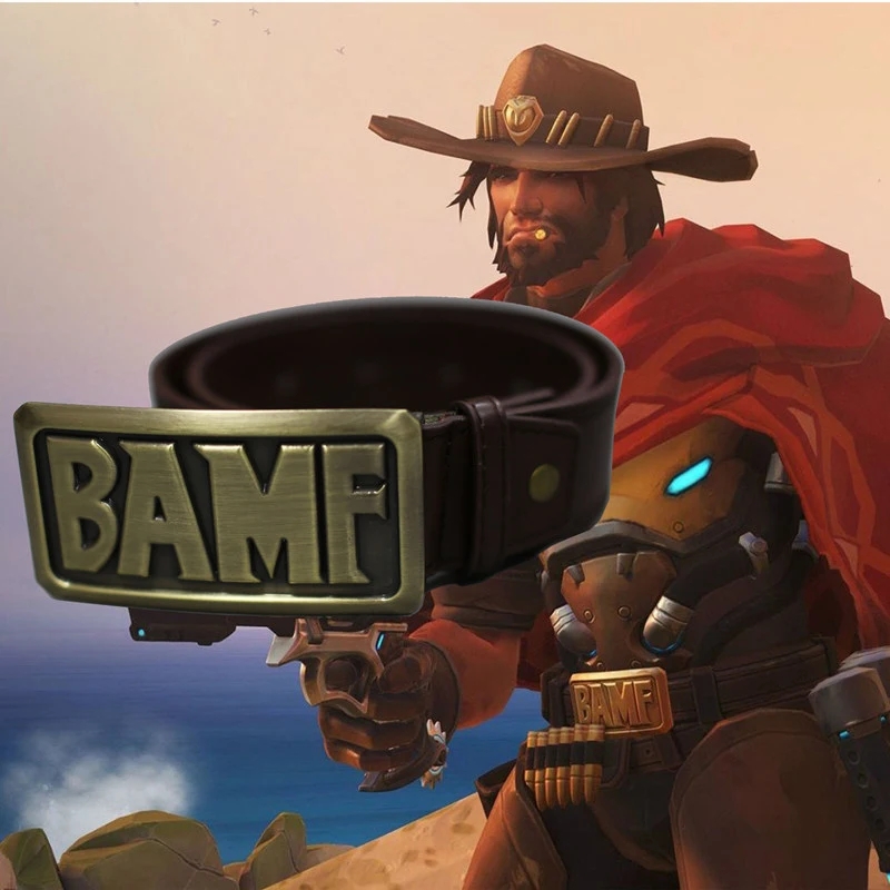 Accessories With Watch - HEET! Bewaak Mccree Belt Cos Cowboy
