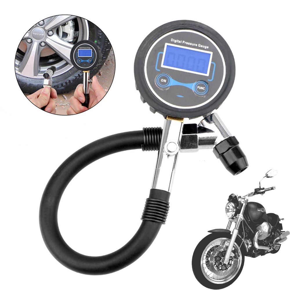 Smartwatch Universal - 0-200psi Bandenspanningsmeter Motorfiets Band Tester Hoge