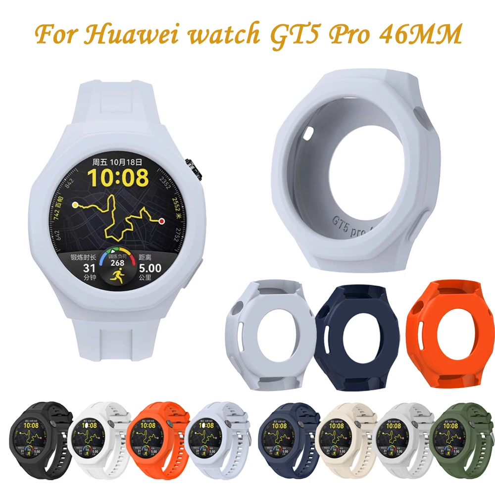 Huawei Smartwatch Accessories - Siliconen horlogekast pak voor Huawei Watch