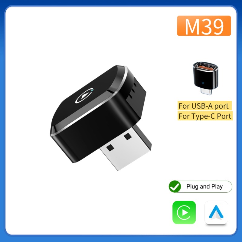 Smartwatch Universal - CarPlay Android Auto Draadloze Adapter USB