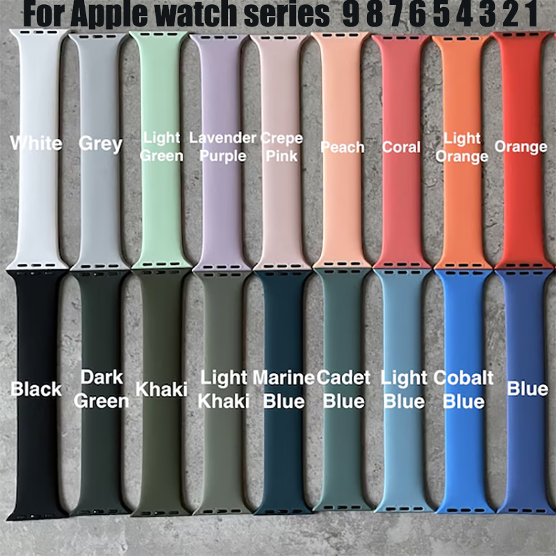 Sport Loop Strap - Solo Lus Siliconen Voor Apple Watch