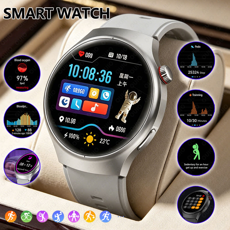 Smartwatch M Active - Nieuw slim horloge Bluetooth-oproep Multi-sportmodus HD-scherm