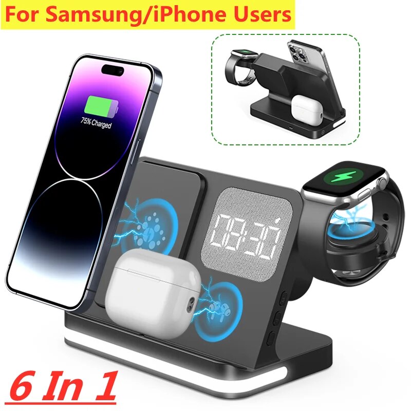 Wireless Charger Watch - Draadloze Oplader Stand Voor iPhone 15