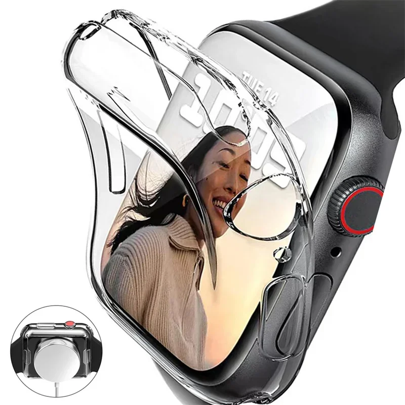 Watch Case Bumper - Schermbeschermer Voor Apple Watch Case 9
