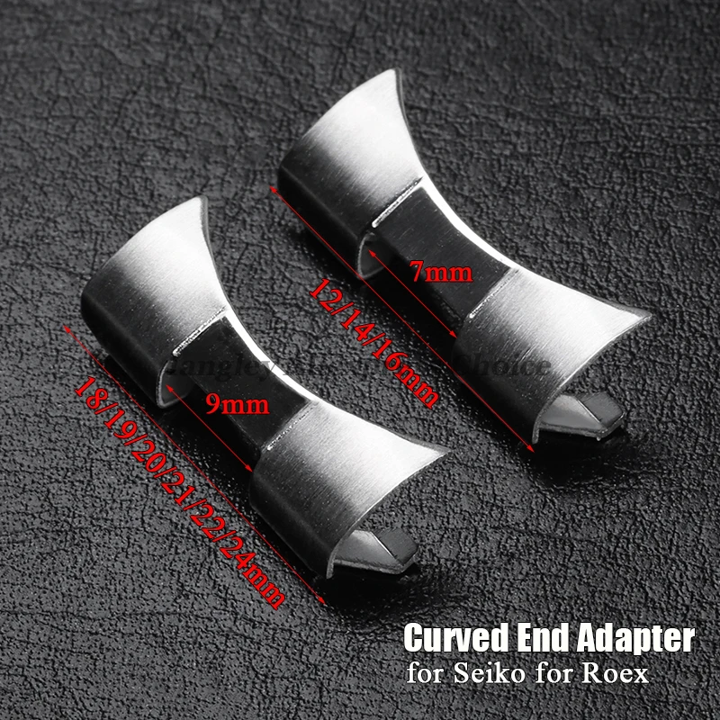 Watch Band Connector - Gebogen End Link voor Seiko SKX007