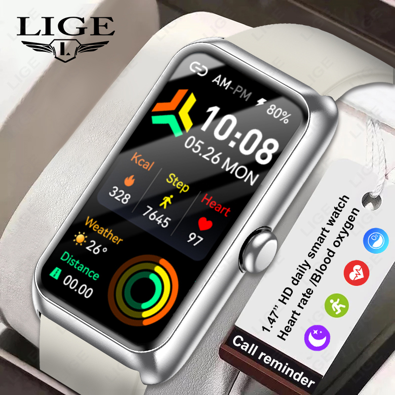 Smartwatch Custom - Nieuwe sportband Fitness Tracker Oproepherinnering Slimme