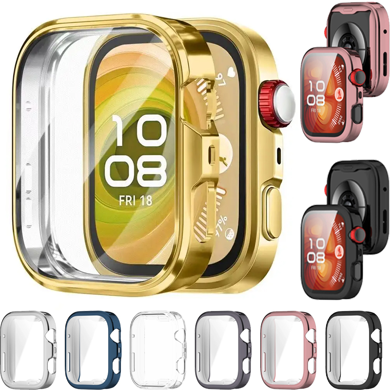 Huawei Smartwatch Accessories - Case + Glas Voor Huawei Horloge