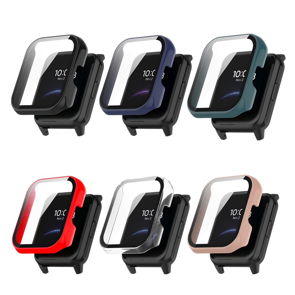 Watch Case Bumper - Glas + Case Voor Realme Horloge