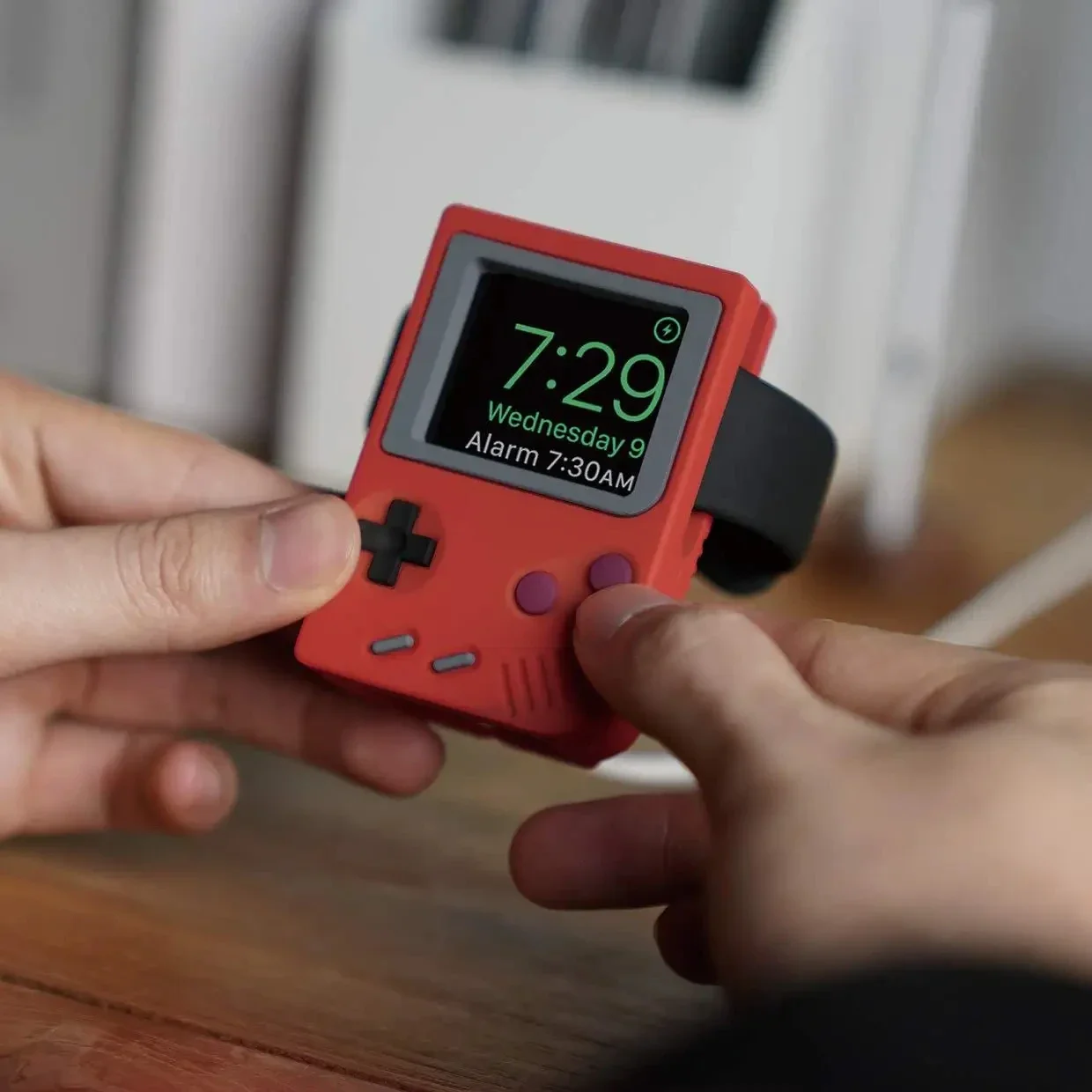 Watch Charging Dock - Siliconen houder voor Apple Watch oplader,
