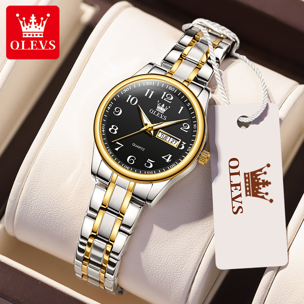 Accessories With Watch - OLEVS merk dameshorloge quartz horloge kalenderweek