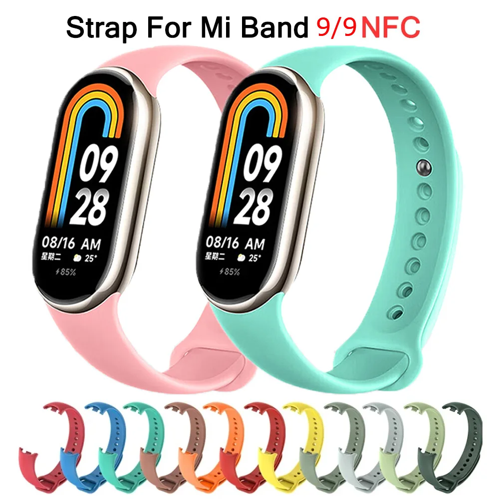 Silicone Band Replacement - Band voor Xiaomi Mi Band 9/9