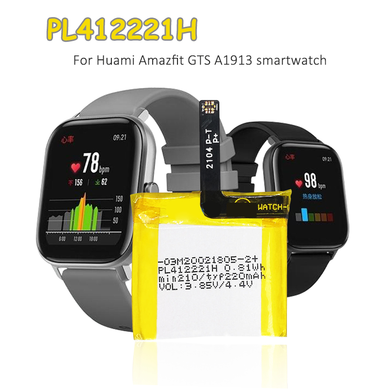 Smartwatch A1914 - PL412221H Batterij 220mAh 3.85V Vervangende Li-ion