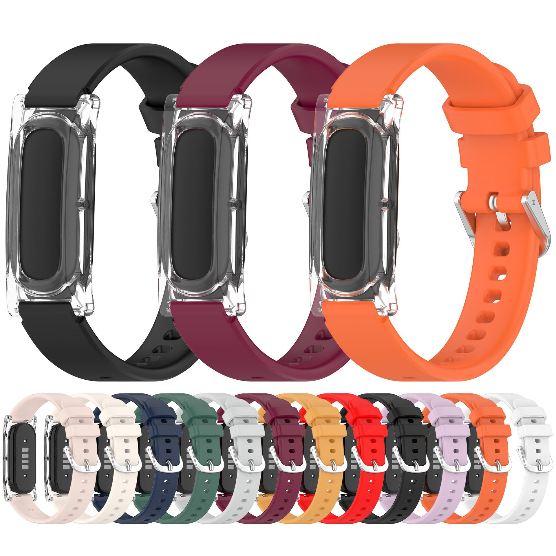 Silicone Band Replacement - Siliconen band compatibel met Google Fitbit