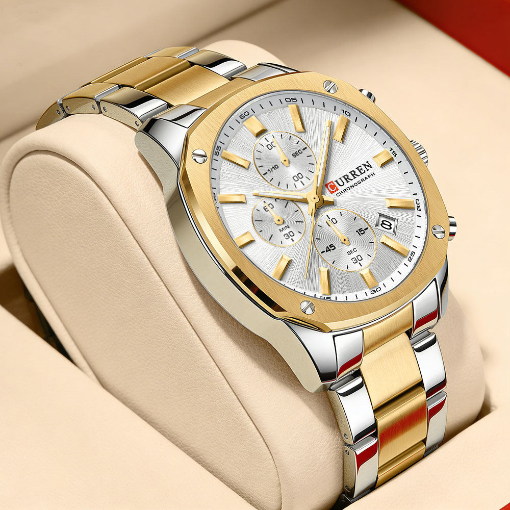 Accessories With Watch - CURREN Modern herenhorloge van 42 mm
