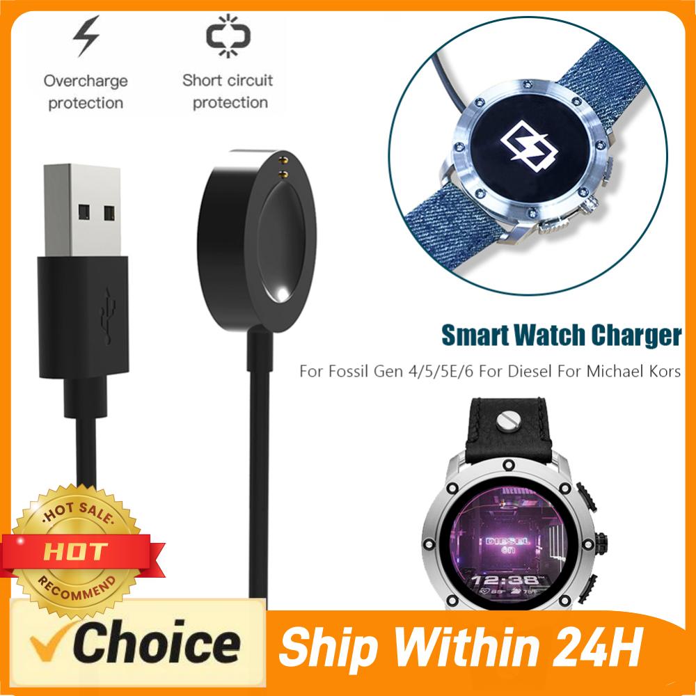 Fossil Smartwatch Accessories - Smartwatch-oplaadkabel voor Fossil Gen6/Gen5/Gen4/Venture/Explorer/Diesel Voedingskabel Smartwatch-accessoires