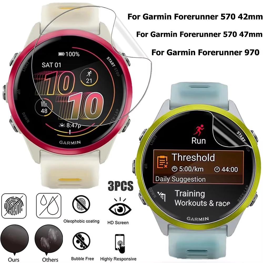 1-3 Stuks Hydrogel Film Voor G - Garmin Smartwatch Accessories recensie en prijs