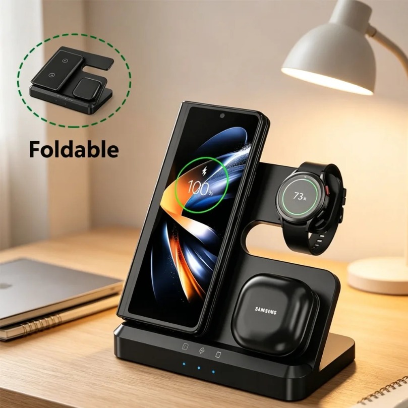 3-in-1 Snelle Draadloze Oplade - Wireless Charger Watch recensie en prijs