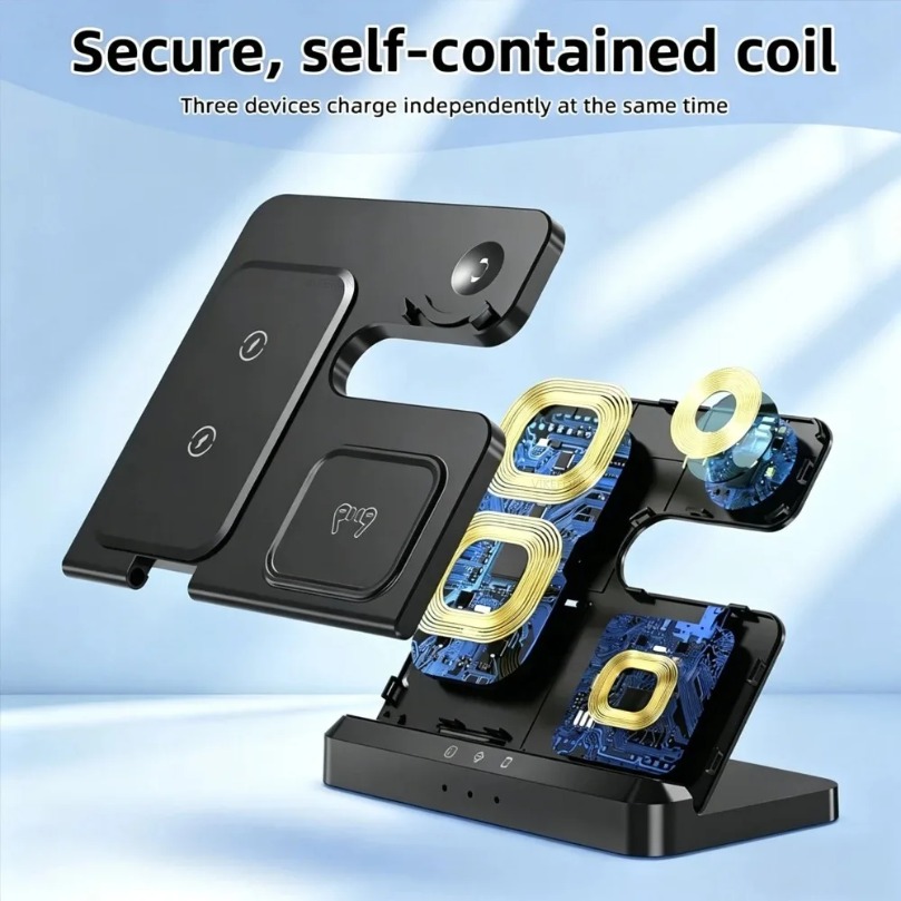 3-in-1 Snelle Draadloze Oplade - Wireless Charger Watch recensie en prijs