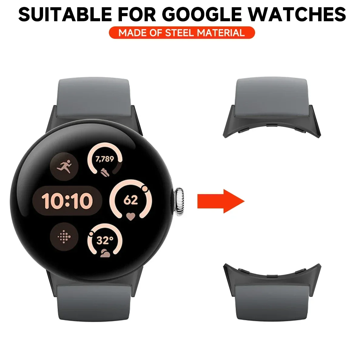 2 Stuks Horlogeband Connector  - Smartwatch Watch Accessories recensie en prijs