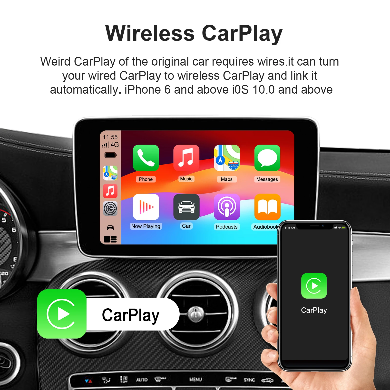 Hot Android 11 CarPlay AI Box  - Smartwatch Universal recensie en prijs