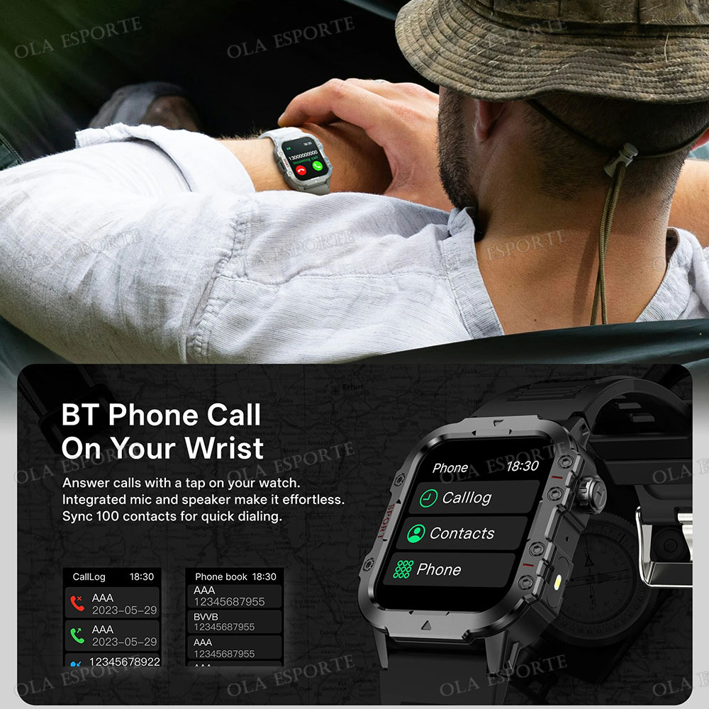 2026 Militaire Outdoor Smartwa - Smartwatch X12 recensie en prijs