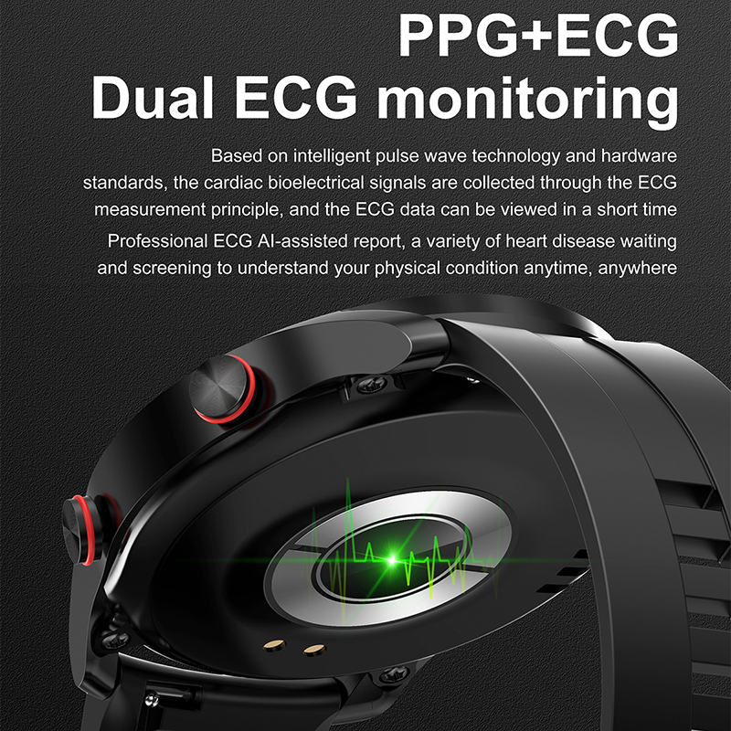 ECG + PPG Bluetooth Oproep Sma - Smartwatch Faces recensie en prijs