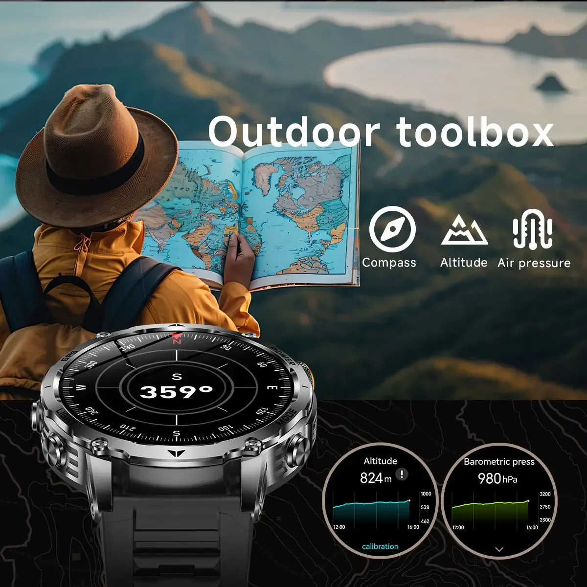 Militaire smartwatch voor here - Smartwatch M Active recensie en prijs