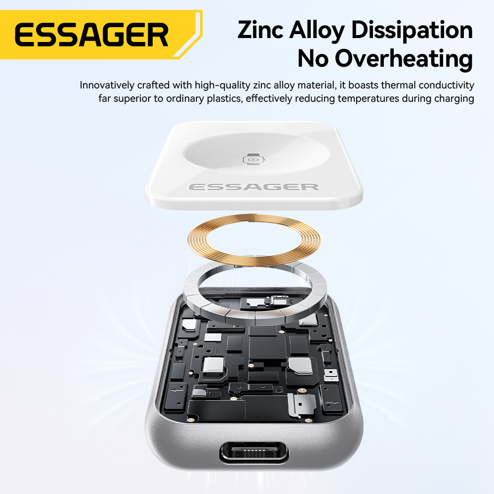 Essager 5W magnetische draadlo - Smartwatch Ac recensie en prijs