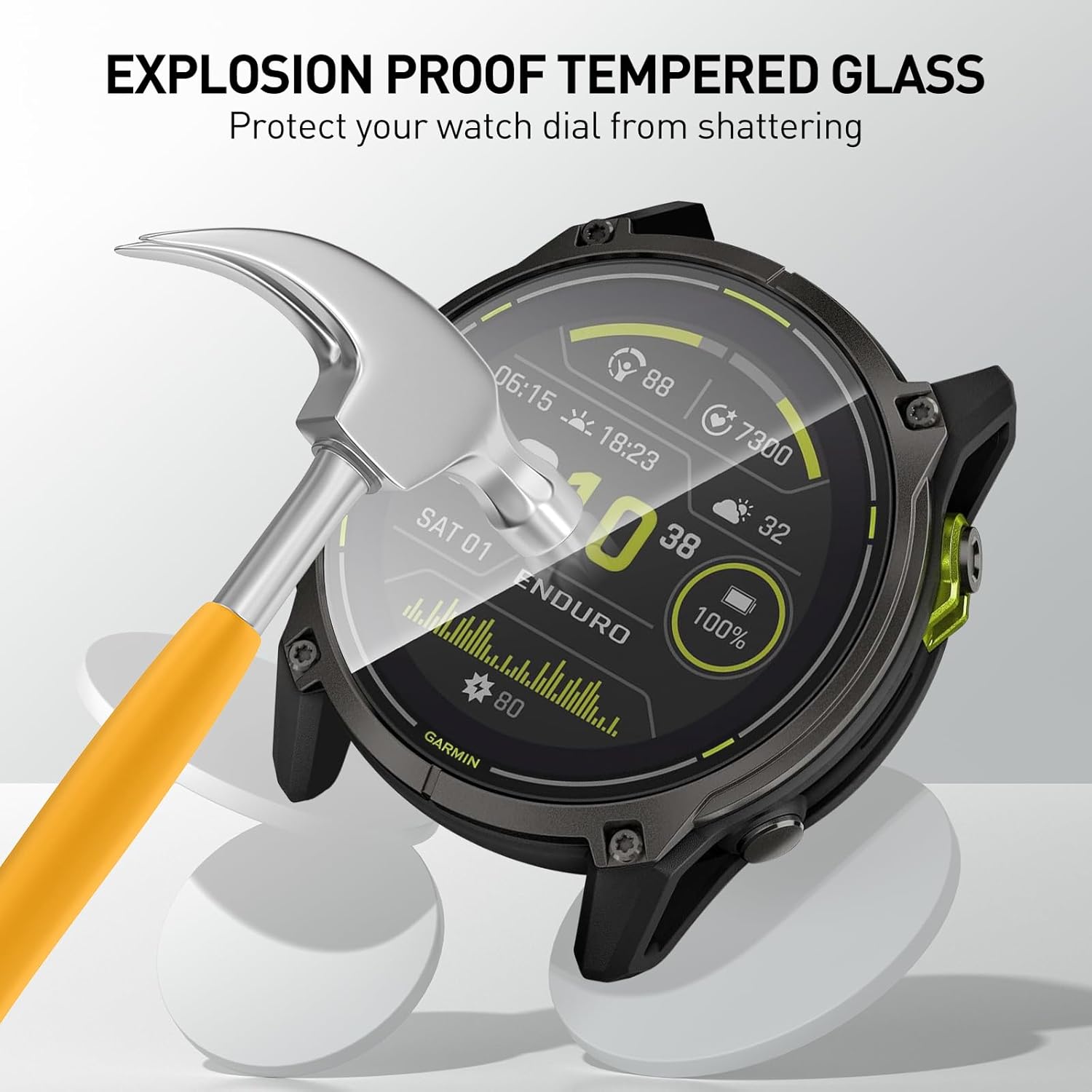 Gehard glasfilms voor Garmin E - Garmin Smartwatch Accessories recensie en prijs