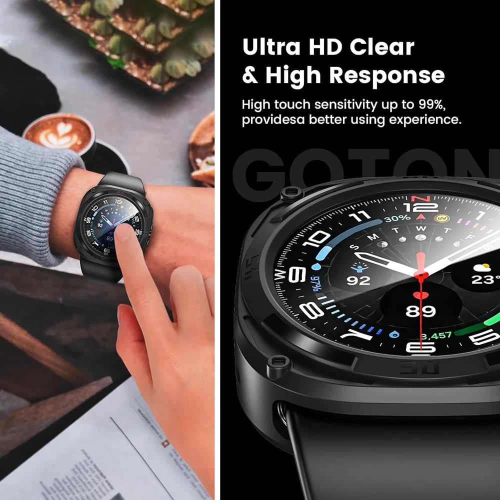 Glas + Cover voor Samsung Gala - Watch Case Bumper recensie en prijs