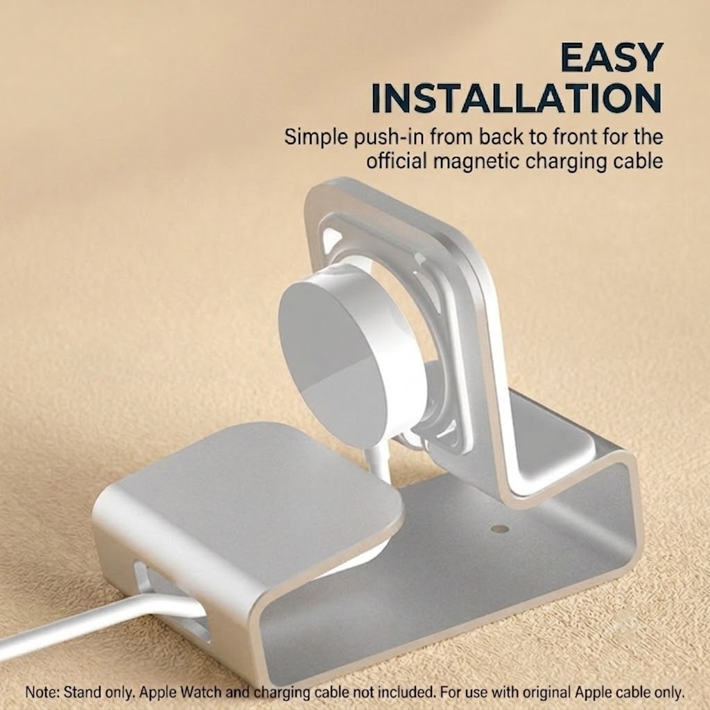 Aluminium opladerstandaard voo - Watch Charging Dock recensie en prijs