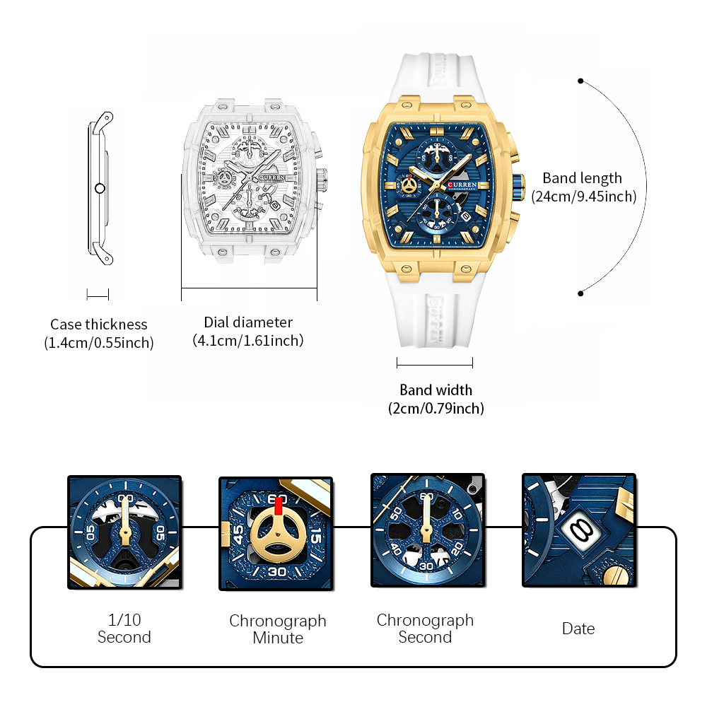 CURREN Luxe vintage horloge vo - Accessories With Watch recensie en prijs