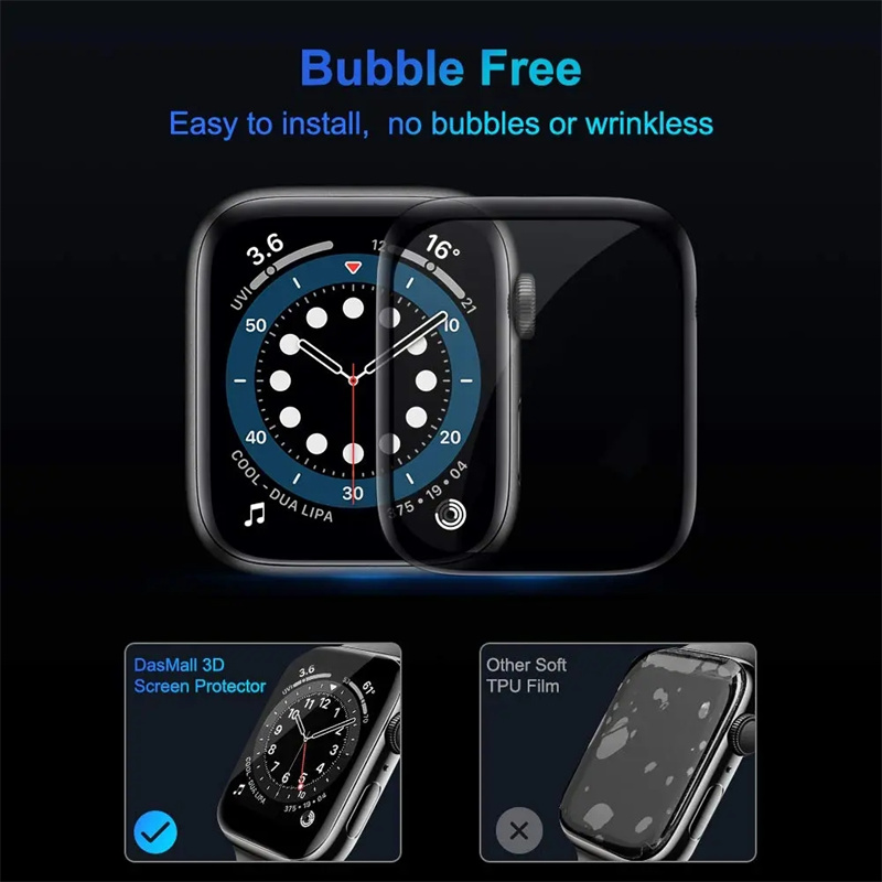 Zacht Glas Voor Apple Horloge  - Apple Smartwatch Accessories recensie en prijs