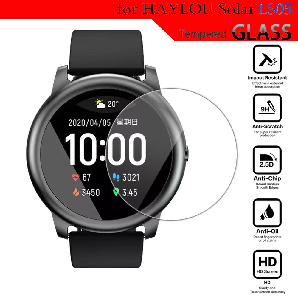 Gehard glas voor HayLou Solar  - Garmin Smartwatch Accessories recensie en prijs