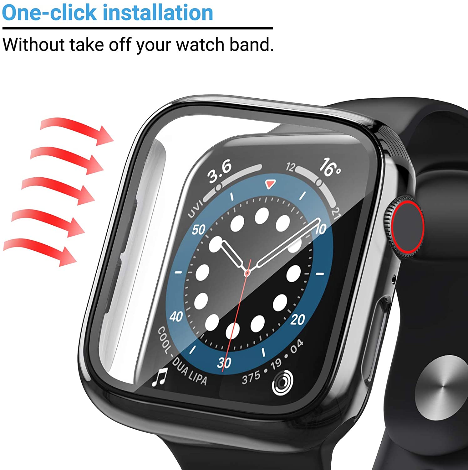 Glas + cover voor Apple Watch  - Apple Smartwatch Accessories recensie en prijs