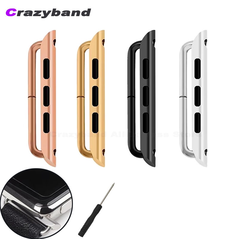2 stuks roestvrijstalen connec - Watch Band Connector recensie en prijs