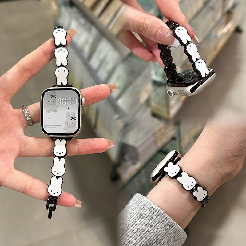 Miffy Rabbit lederen horlogeba - Apple Smartwatch Accessories recensie en prijs