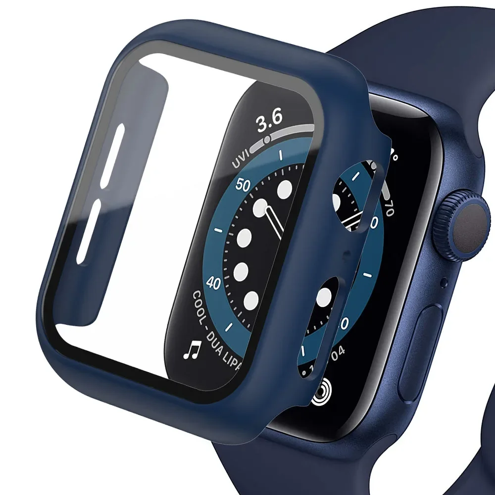 Gehard glas + cover voor Apple - Garmin Smartwatch Accessories recensie en prijs