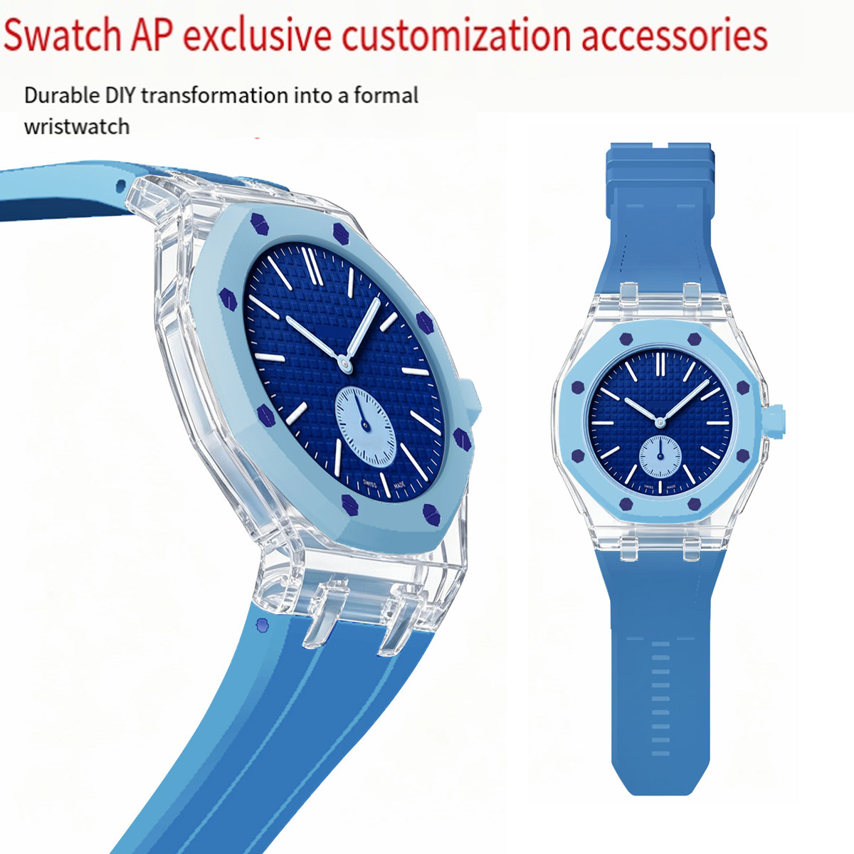 Voor AP Swatch Co gemerkte gem - Silicone Band Replacement recensie en prijs