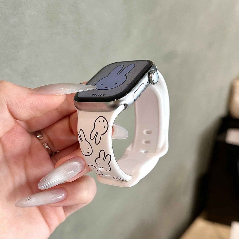 Schattig Miffy Konijn Cartoon  - Apple Smartwatch Accessories recensie en prijs