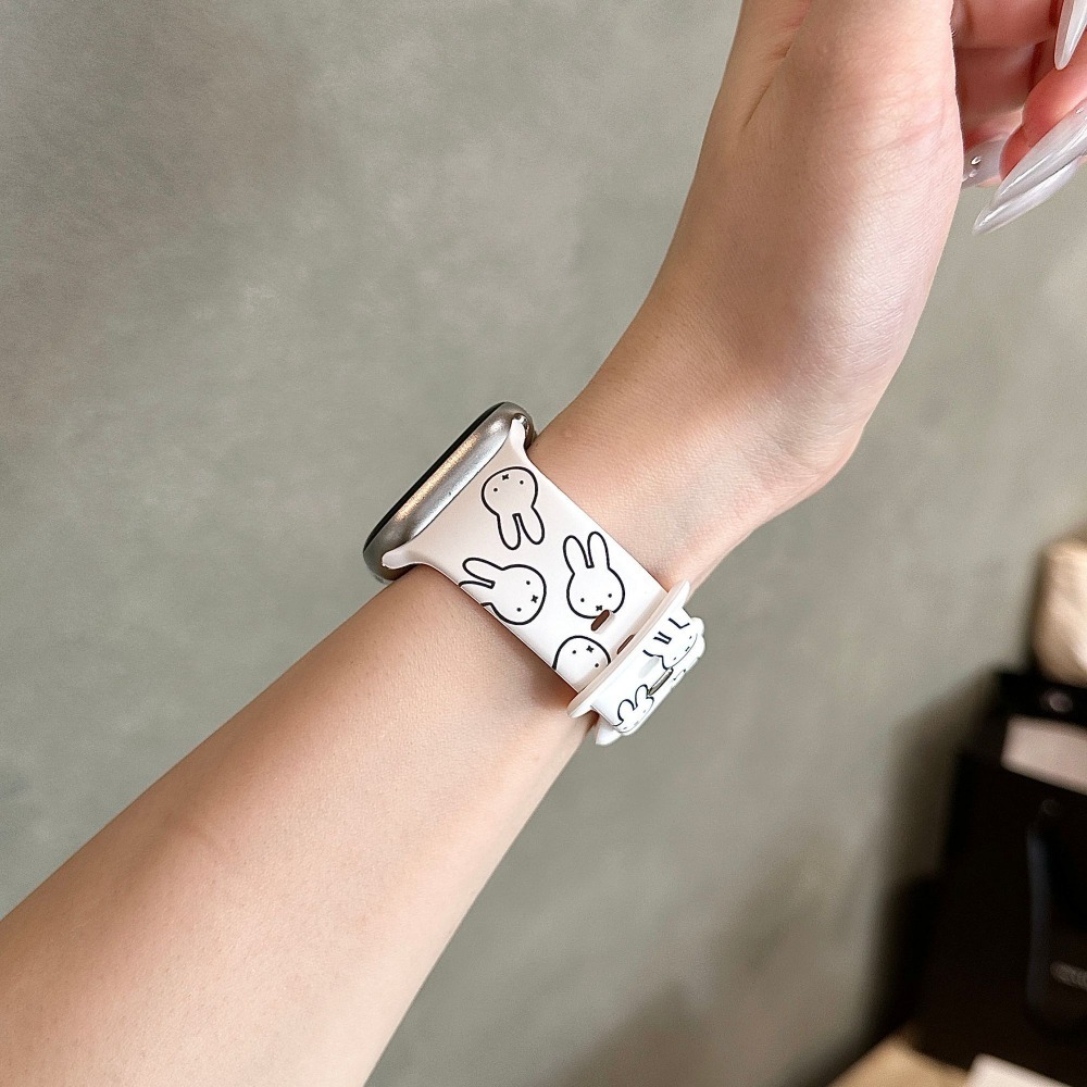 Schattig Miffy Konijn Cartoon  - Apple Smartwatch Accessories recensie en prijs