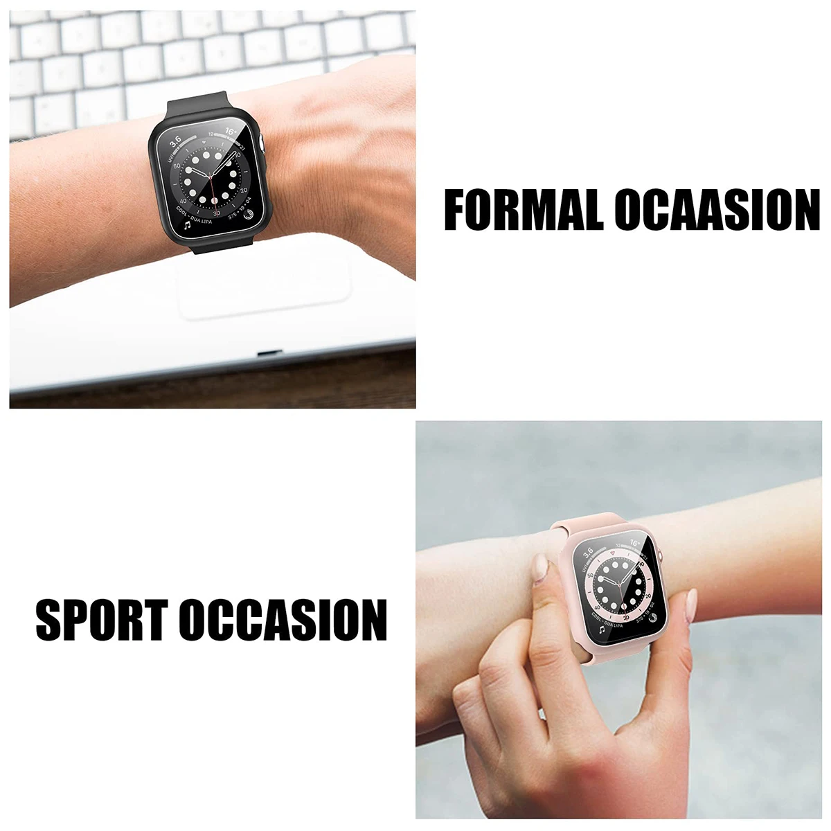 Gehard glas + cover voor Apple - Apple Smartwatch Accessories recensie en prijs