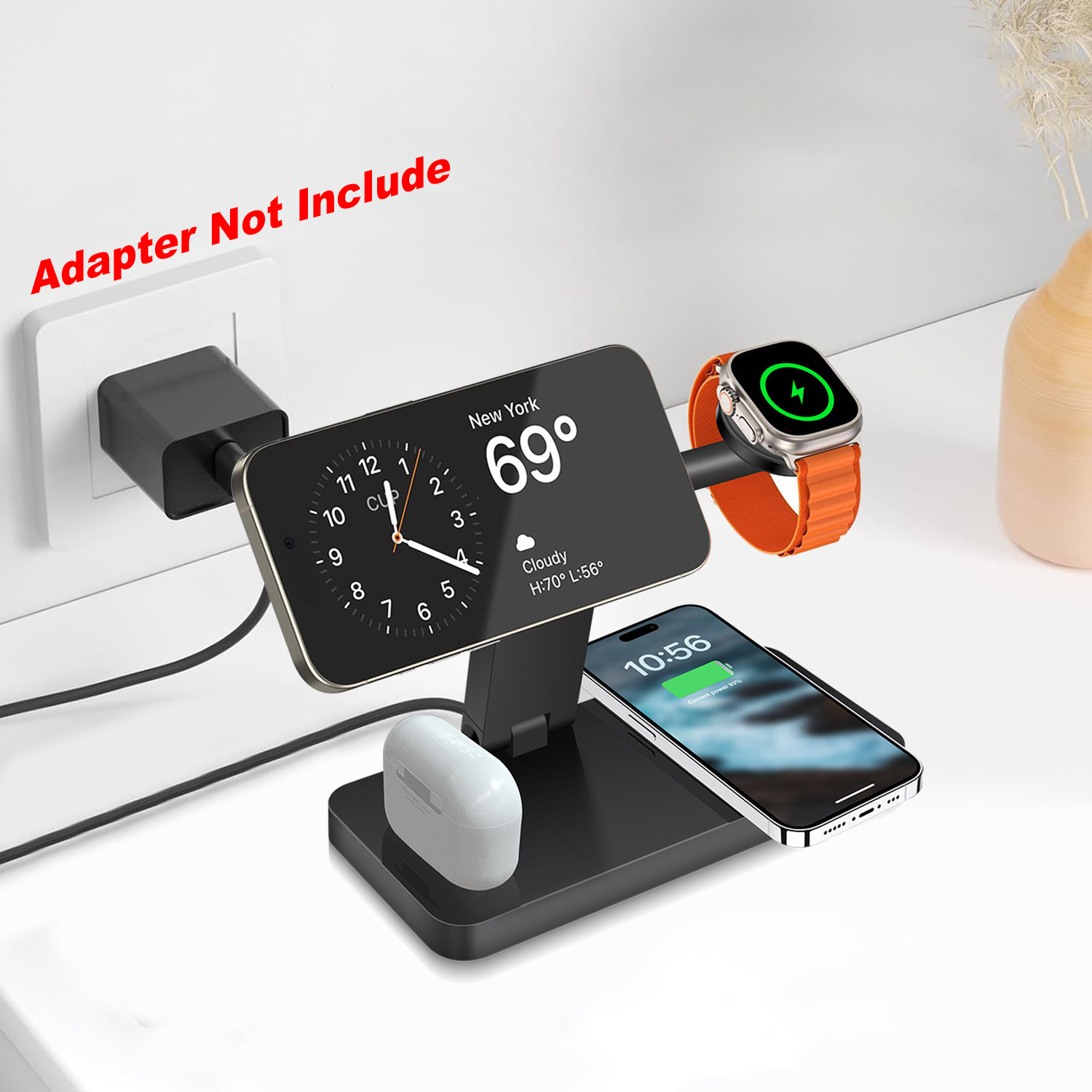 4-in-1 Magnetische Draadloze O - Wireless Charger Watch recensie en prijs
