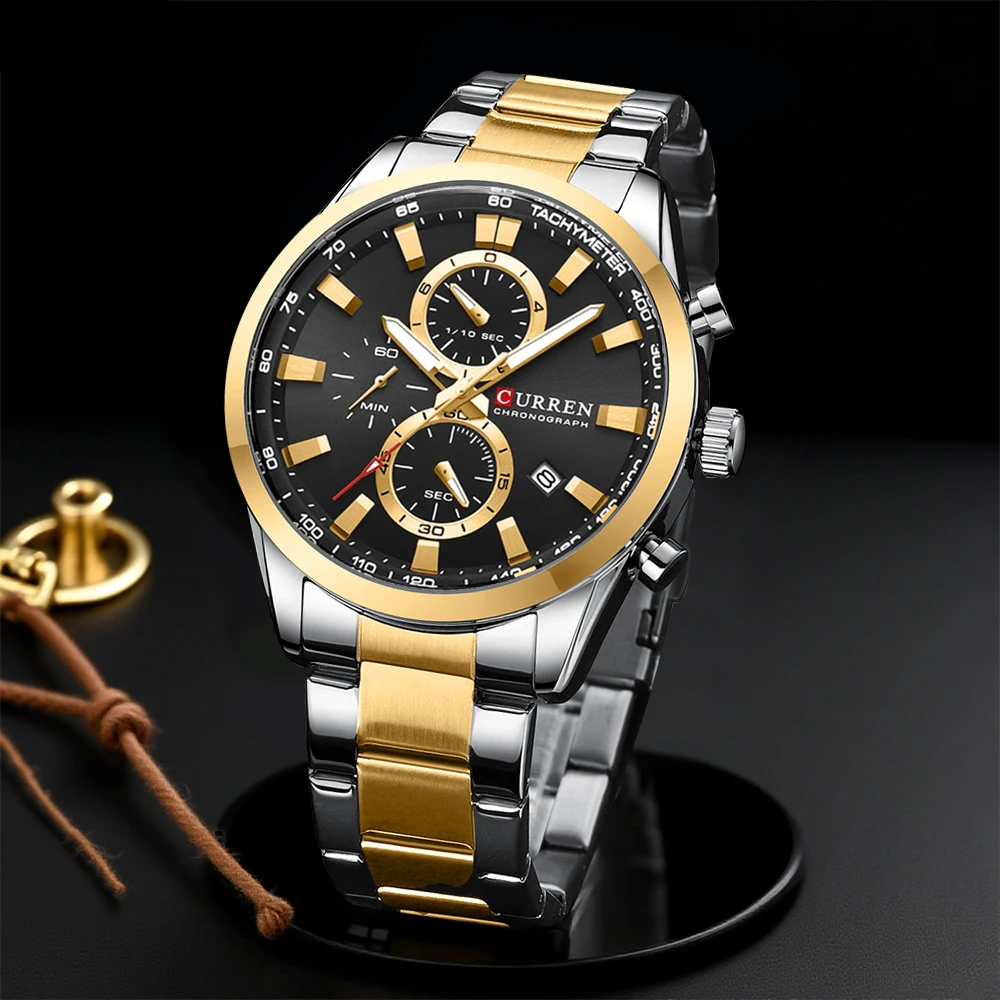 CURREN Casual quartz chrono sp - Accessories With Watch recensie en prijs