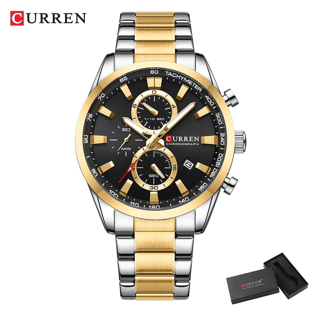 CURREN Casual quartz chrono sp - Accessories With Watch recensie en prijs