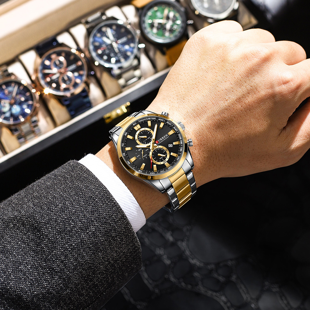 CURREN Casual quartz chrono sp - Accessories With Watch recensie en prijs